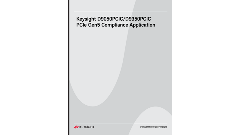 Remote Programmer's Reference, D9050PCIC PCIe Gen5 Compliance Application